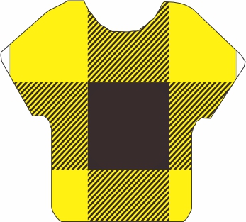 Buffalo Yellow Pattern 12"
